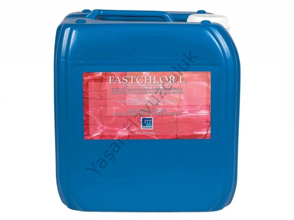 Gemaş Sıvı Klor 25 Kg Havuz Kimyasalı