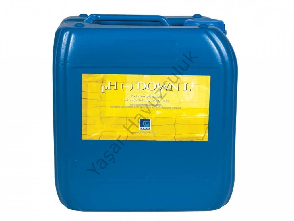Gemaş Sıvı pH Düşürücü 20 L - 25 Kg Havuz Kimyasalı