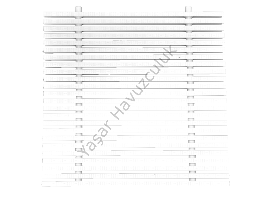 Klasik Çift Geçme Havuz Taşma Izgarası