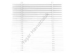 Klasik Çift Geçme Havuz Taşma Izgarası