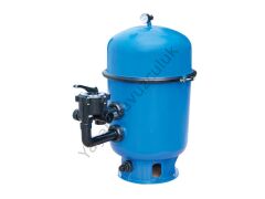 Gemaş İnjectrone Cl 600mm 14m³/h 1,5'' Yandan Çok Yollu Vanalı Plastik Kum Filtresi