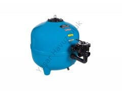 Gemaş Filtrone 760mm 22m³/h 2'' Yandan Çok Yollu Vanalı Plastik Kum Filtresi