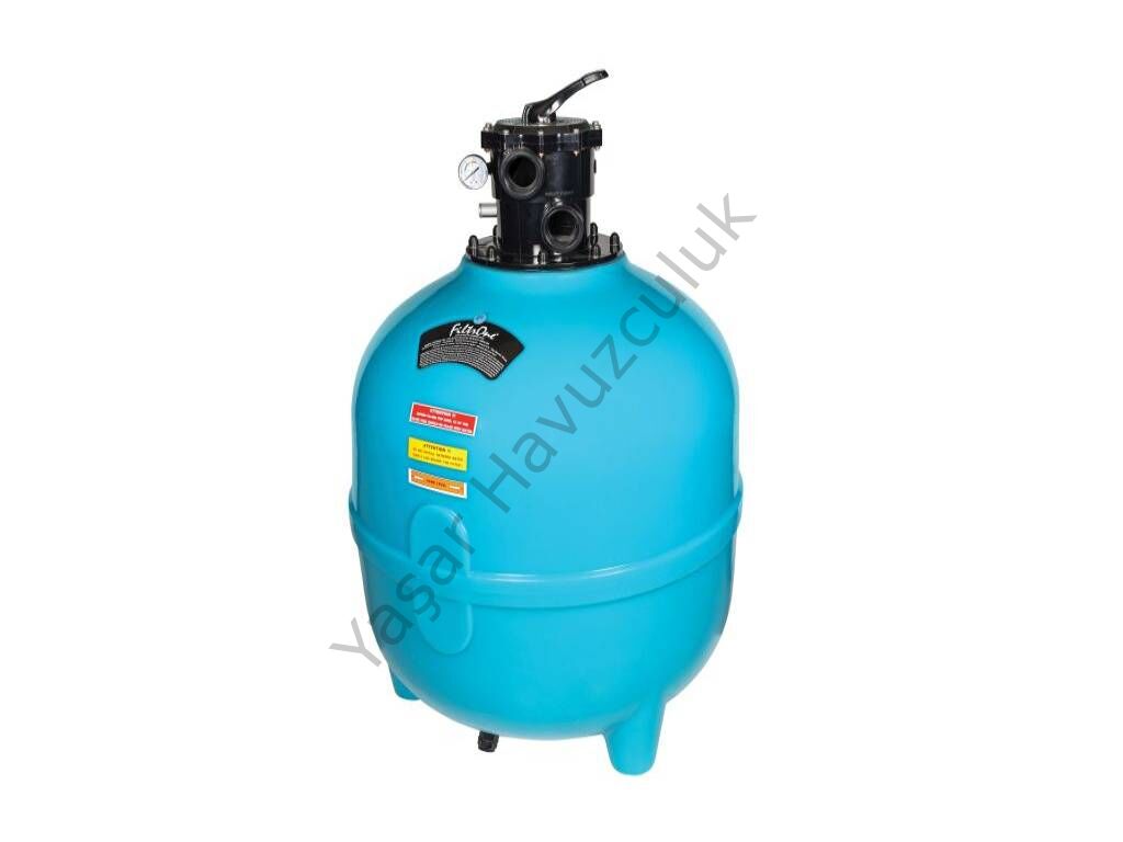 Gemaş Filtrone 920mm 33m³/h 2'' Üstten Çok Yollu Vanalı Plastik Kum Filtresi