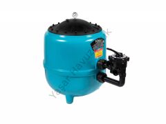 Gemaş Filtrone-L  920mm 33m³/h 2'' Geniş Kapaklı Yandan Çok Yollu Vanalı Plastik Kum Filtresi