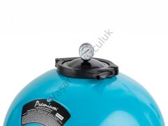 Gemaş Premium 400mm 6,30m³/h Yandan Çok Yollu Vanalı Plastik Kum Filtresi