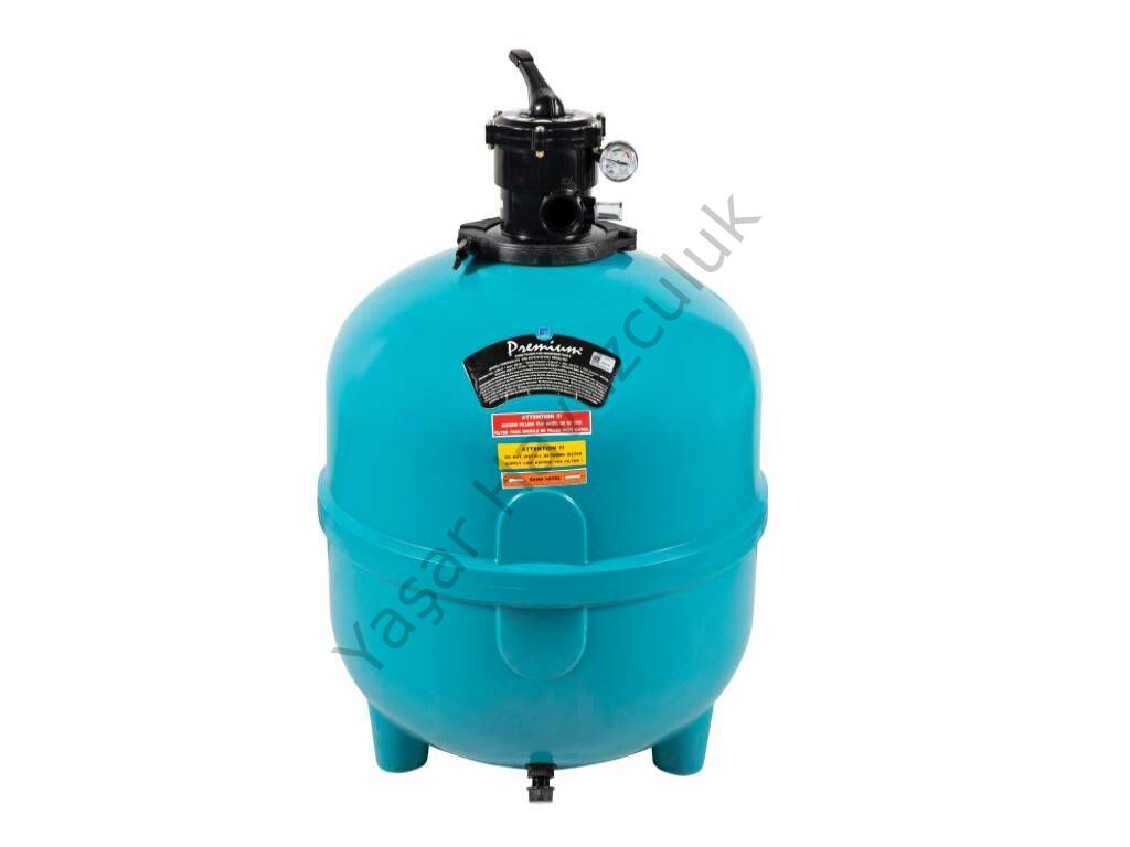 Gemaş Premium 615mm 15,00m³/h Üstten Çok Yollu Vanalı Plastik Kum Filtresi