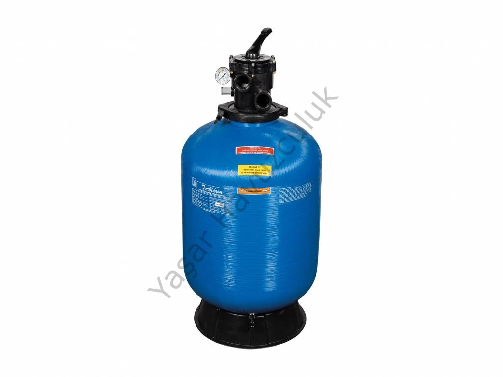 Gemaş Turbıdron-Cl 500mm 10m³/h 1,5'' Üstten Vanalı-Kelepçeli Kum Filtresi