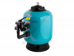 Gemaş Filtegra 500mm 10m³/h 1,5'' Yandan Çok Yollu Vanalı Kum Filtresi