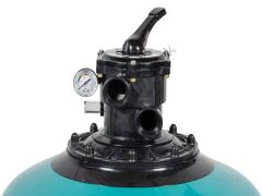 Gemaş Filtegra 630mm 16m³/h 1,5'' Üstten Çok Yollu Vanalı Kum Filtresi