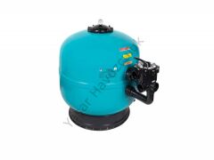 Gemaş Filtrex 450mm 8m³/h 1,5'' Yandan Çok Yollu Vanalı Kum Filtresi