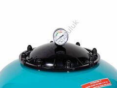 Gemaş Filtrex 630mm 16m³/h 1,5'' Yandan Çok Yollu Vanalı Kum Filtresi