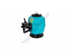 Gemaş Filtrex 710mm 20m³/h 2'' Yandan Çok Yollu Vanalı Kum Filtresi