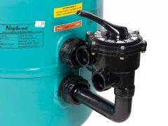Gemaş Neptune 450mm 8m³/h 1,5'' Yandan Çok Yollu Vanalı Kum Filtresi