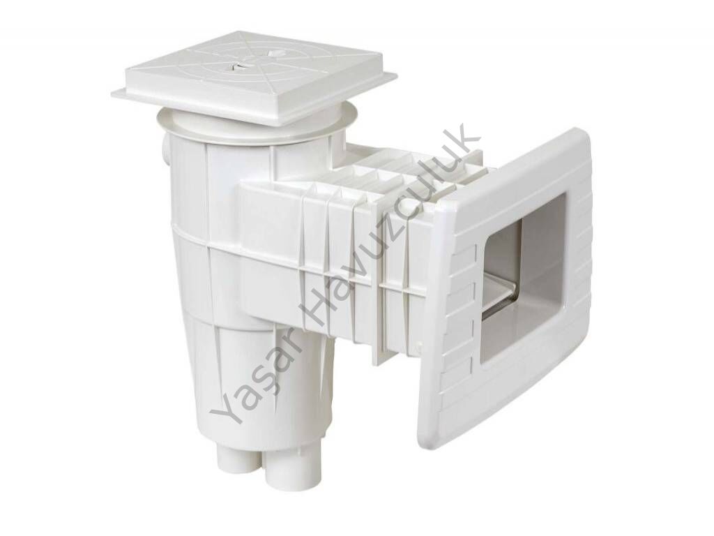 Gemaş Lüx Standart Uzatma Ağızlı ( +10cm ) Kare Kapak Skimmer